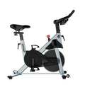DeerRun S500 Pro King Size Indoor Exercise Bike for Tall Riders 32 Magnetic Adjustable Resistance, LED Screen, Silver