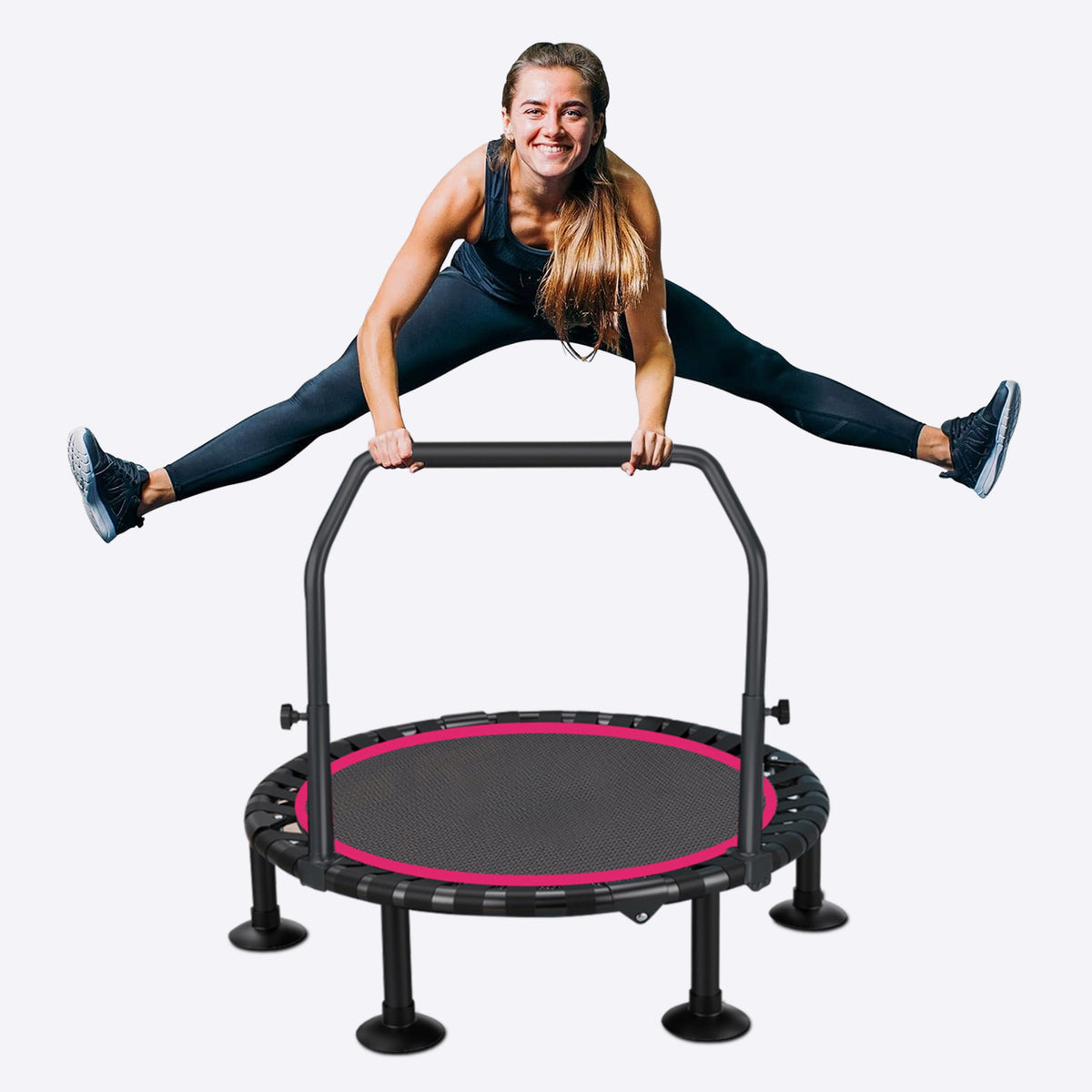 DeerRun? 40  Foldable Mini Trampoline Max Load 330lbs