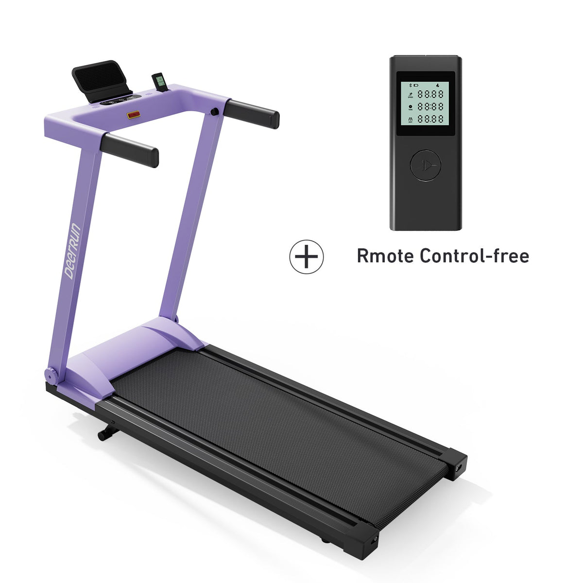 DeerRun All-New 2026 A1 Pro Move+  6% Incline Foldable Treadmill¡ª¡ªUpgraded Chip & NFC Support | 350 lbs, 10 mph Dreamy Violet