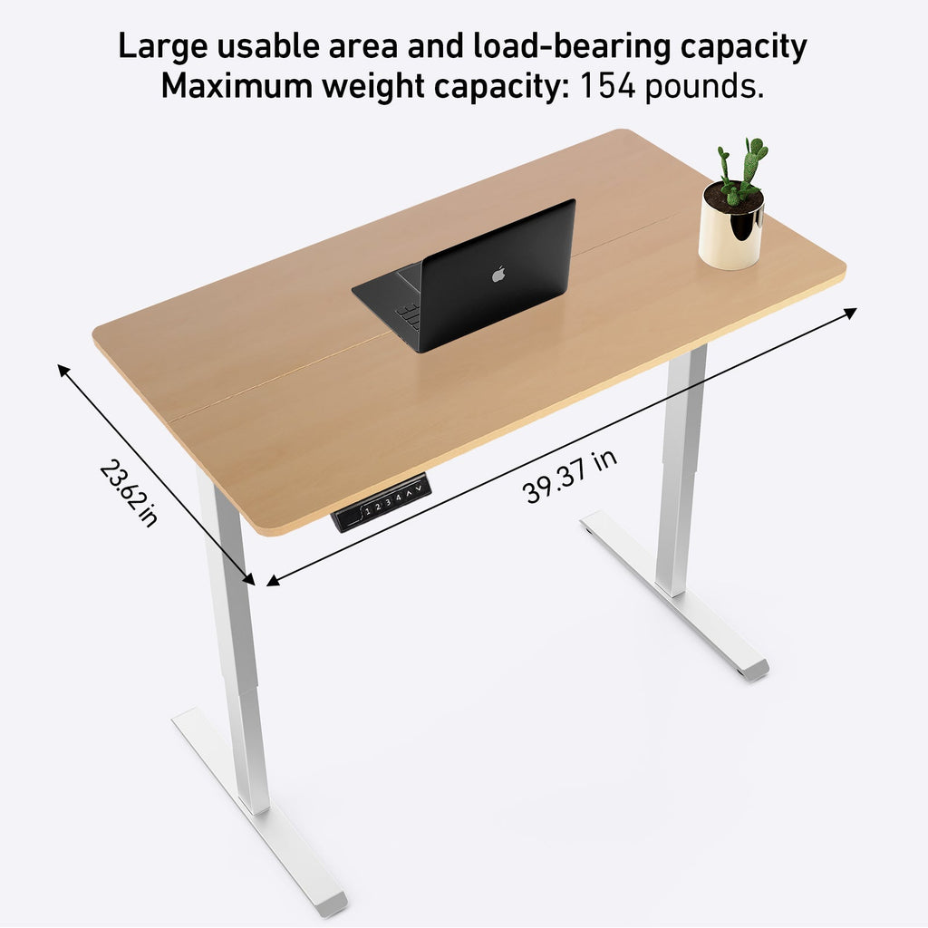 DeerRun?Electric Standing Desk, 39 x 23 Inches Height Adjustable