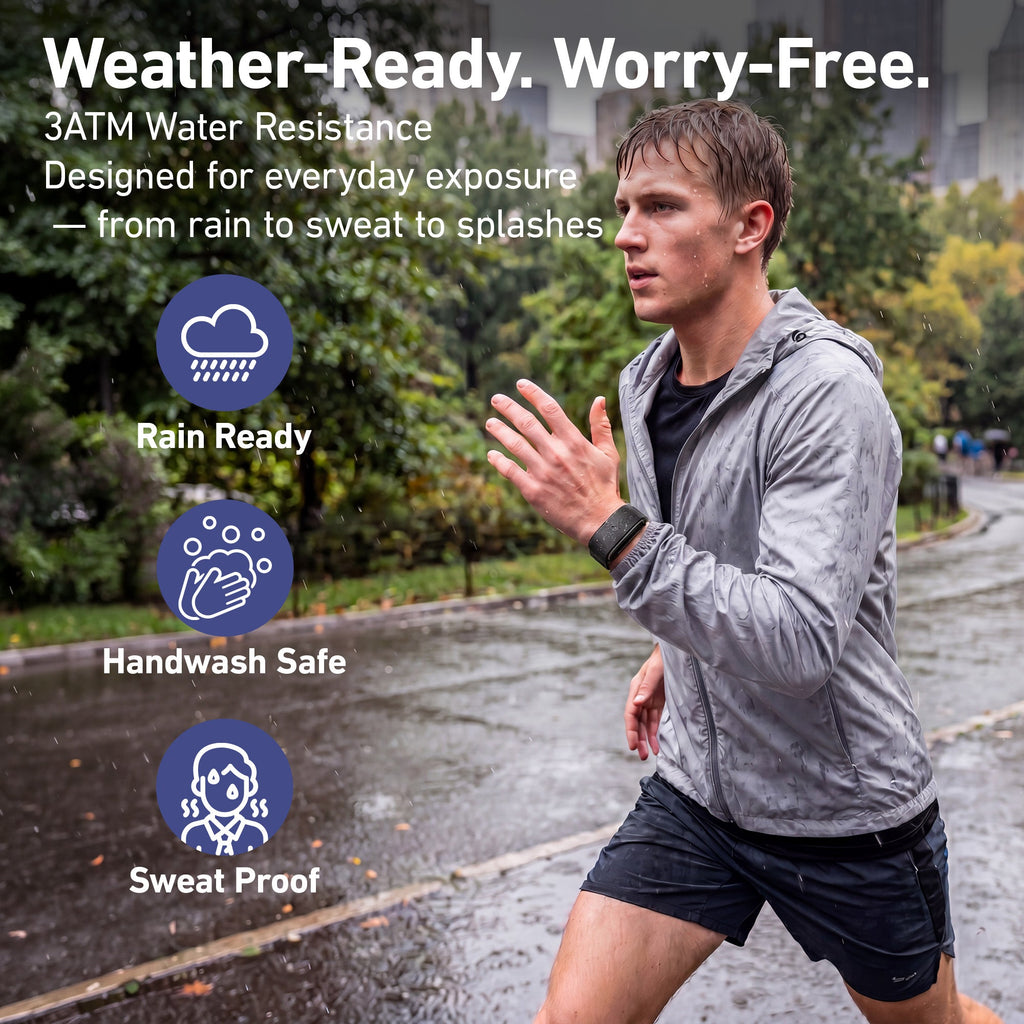 DeerRun? YE02 Smart Fitness Band: 24/7 Health & Workout Tracking with PitPat