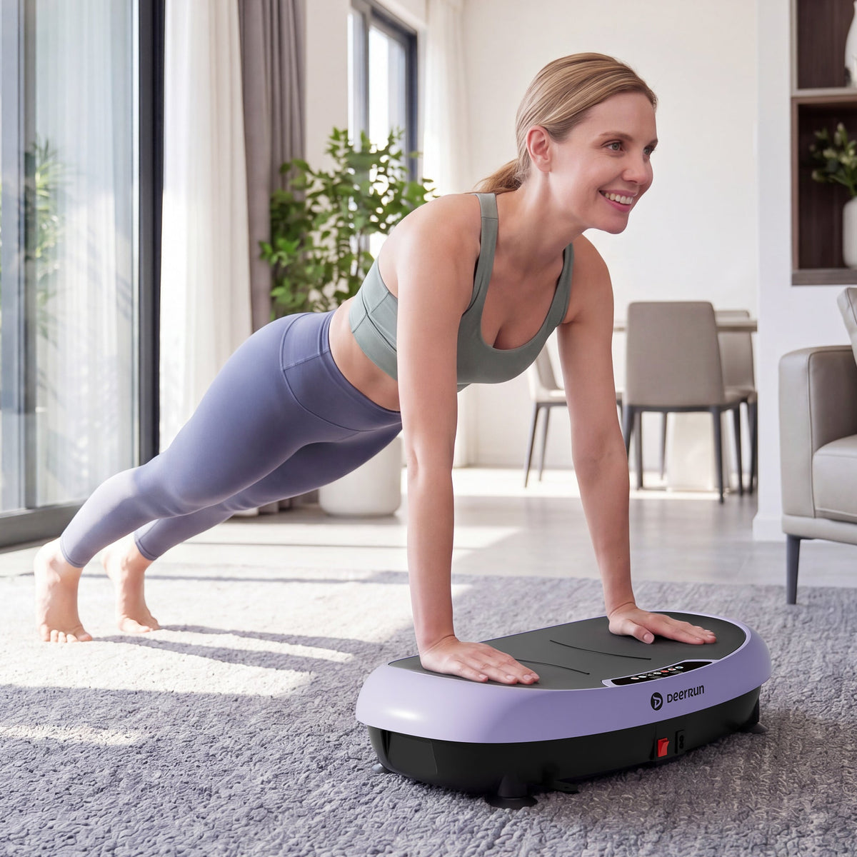 DeerRun? High-Power Full?Body Vibration Plate Workout, 220lbs