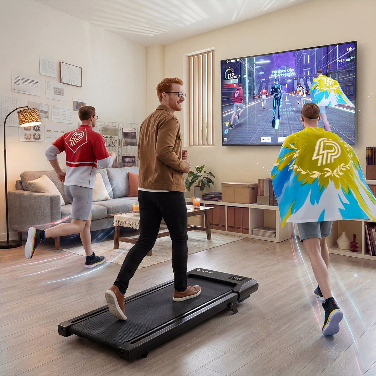 DeerRun Q2 Urban Plus Walking Workstation Bundle