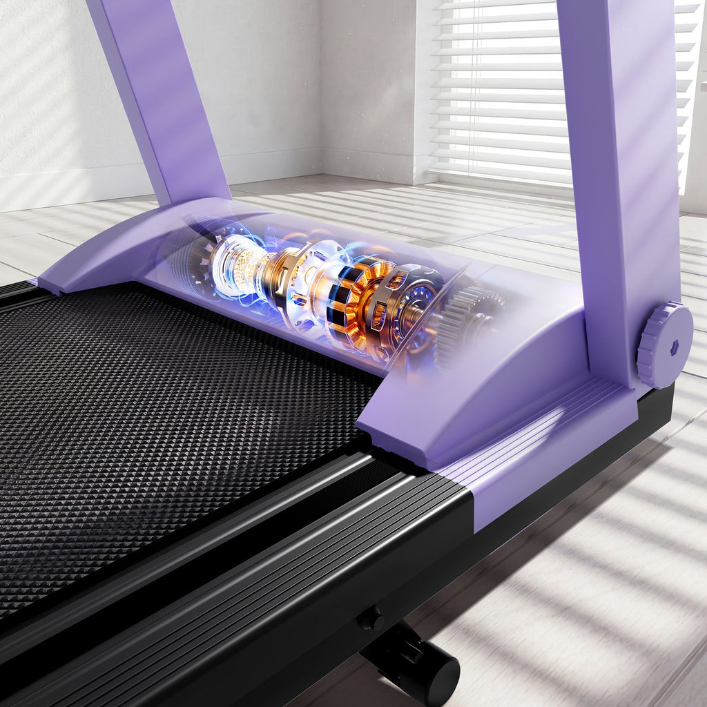 DeerRun All-New 2026 A1 Pro Move+  6% Incline Foldable Treadmill¡ª¡ªUpgraded Chip & NFC Support | 350 lbs, 10 mph Dreamy Violet