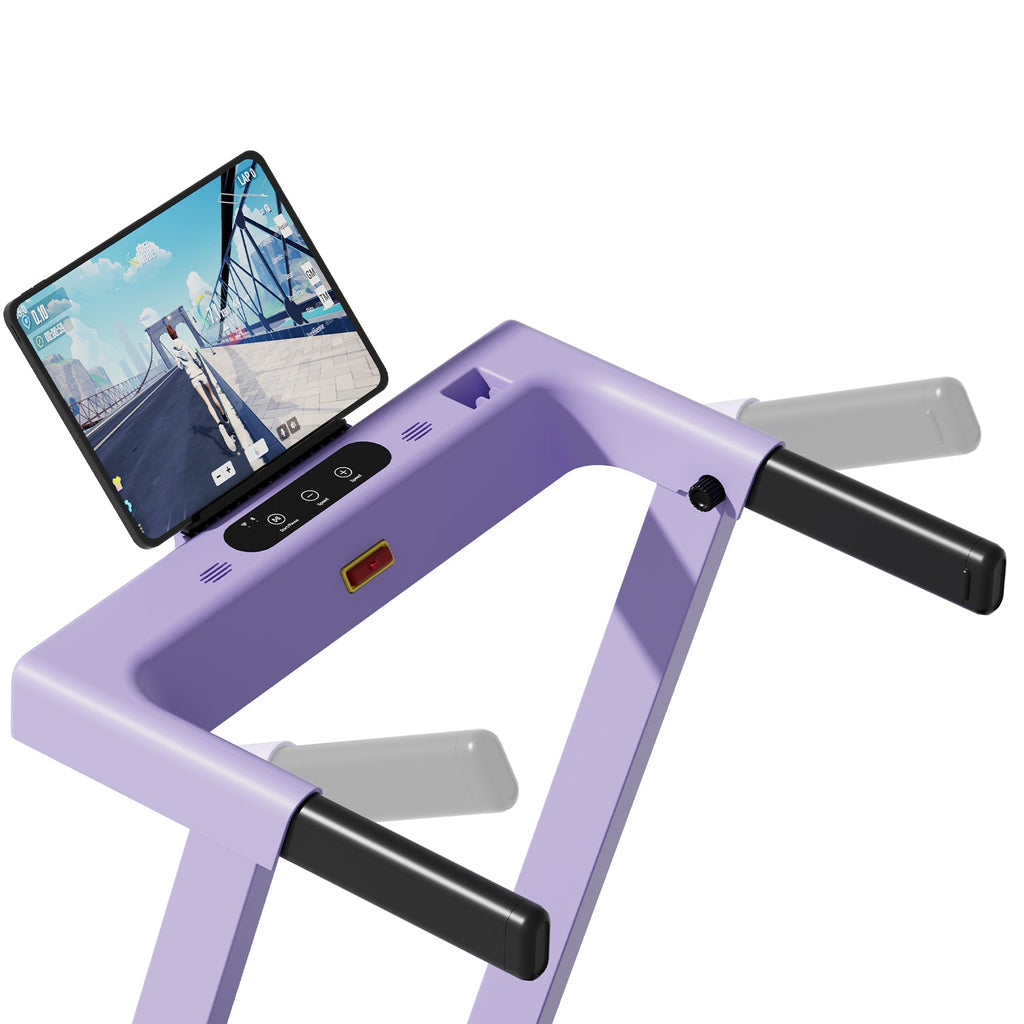 DeerRun All-New 2026 A1 Pro Move+  6% Incline Foldable Treadmill¡ª¡ªUpgraded Chip & NFC Support | 350 lbs, 10 mph Dreamy Violet